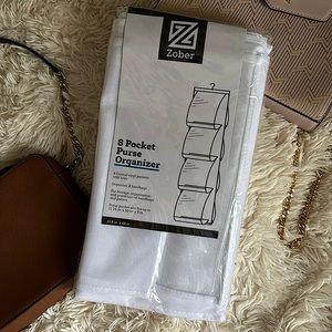 NEW 8 Pocket Purse Handbag Organizer Storage